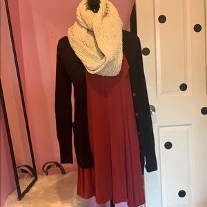 black button cardigan